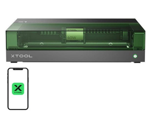 xTool Grawerka laserowa 2w1 S1 40W - zestaw All-in-One (Czarny) - 1570548 - zdjęcie